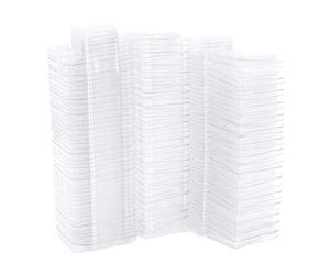 Fyearfly Lot de 100 moules à cire en PET à clapet pour un rangement facile des bougies et du chocolat