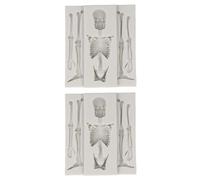 Fyearfly Lot de 2 moules en silicone en forme de tête de mort pour gâteau, bonbons, chocolat, design squelette multifonctionnel, passe au four et au lave-vaisselle