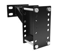 Fyearfly Lot de 2 porte-pneus de secours en fer massif de 68 kg pour remorque de bateau 4,5,6 pattes - Support de roue robuste - Surface sablée pour support de pneu marin, installation facile sans