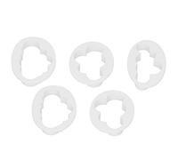 Fyearfly Lot de 5 emporte-pièces pour gâteaux et biscuits - Outils de cuisson faciles à faire soi-même pour décoration créative