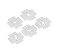 Fyearfly Lot de 5 plaques de grille en alliage d'aluminium, ouverture centrée de 14 mm, connecteur planaire haute résistance pour machines d'ingénierie robotique, angles de liaison de fixation