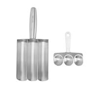 Fyearfly Machine à boulettes de viande en acier inoxydable - Facile à façonner les boulettes de viande, outil multifonction pour les amateurs de boulettes de viande, comprend une pelle à découper