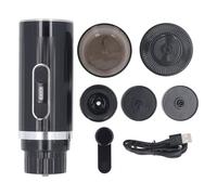 Fyearfly Machine à café portable sans fil, auto-chauffante, cafetière de voyage à infusion rapide pour le camping, la randonnée, les amateurs de plein air, matériau ABS, batterie 7500 mAh