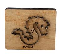 Fyearfly Matrice de découpe en cuir en forme de dragon, résistante à l'usure, coupe rapide, moule de poinçonnage durable