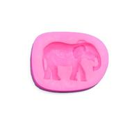 Fyearfly Moule éléphant pour fondant chocolat biscuit décoration silicone souple démoulage facile passe au four non toxique passe au lave-vaisselle