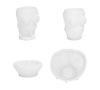 Fyearfly Moule en silicone 3D en forme de bonhomme de neige pour bougies d'aromathérapie - Décoration d'intérieur unique