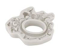 Fyearfly Moule en silicone ange européen pour fondant chocolat gâteau pâtisserie outil de décoration gris