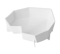 Fyearfly Moule en silicone en forme de cœur en diamant pour desserts, durable et facile à démouler, boulangerie maison