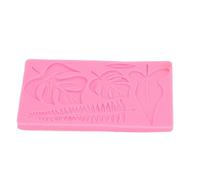 Fyearfly Moule en silicone en forme de feuille de fougère pour fondant et chocolat, outil de cuisson réutilisable, démoulage facile, design durable