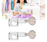 Fyearfly Pince à Aiguille Pour Machine à Coudre, 2 Pièces Universelle Rechange Pince à Aiguille En Métal Pour Machine à Coudre Domestique, Compatible Avec Singer, Brother Et Vieille Machine à Coudre