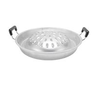 Fyearfly Poêle grill 2 en 1 pour barbecue thaïlandais - Anti-adhésive - En aluminium - Chauffage uniforme - Pour l'intérieur et l'extérieur