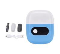 Fyearfly Ponceuse pour les Pieds, Lime électrique Portable de Remplacement, éliminateur de Callosités Rechargeable pour le Polissage, Outil de Pédicure Rechargeable (Bleu)