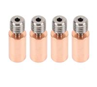 Fyearfly Sidewinder X1 Lot de 4 tubes de gorge en alliage de cuivre bimétallique usiné CNC pour une extrusion sans obstruction, accessoires pour appareil d'impression 3D