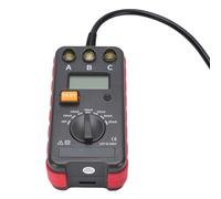 Fyearfly Socket Fakage Protector Tester, 3 Pôles Socket Statut de Travail Détection Current Time Time Metter 10mA-35MA 0,001S-1.000S, pour une Analyse Ultérieure (Plug UE 100-240V)
