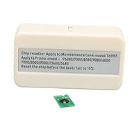 Fyearfly T6714 Réinitialisateur de puce de réservoir d'encre pour un entretien économique, outil ABS durable compatible avec les appareils d'impression P6080 7080 8080 9080 6000 7000 8000 9000 T3480