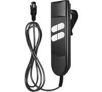 Fyearfly Télécommande pour Fauteuil Releveur Électrique, 4 Boutons Connecteur 5 Broches Télécommande Universelle, Commande Manuelle de Remplacement, pour Fauteuil Releveur Et Canapé Électrique (Noir)