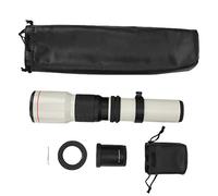 Fyearfly Téléobjectif F8F32 de 500 mm à mise au point manuelle, grossissement x2, monture reflex Canon EF-S, capture de scènes éloignées, design léger, objectif de photographie polyvalent