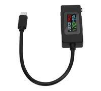 Fyearfly Testeur de Charge USB-C, Analyseur de Puissance USB Type-C 0-195 W 4-30 V 0-6,5 A, capacité de Courant de Tension, Multimètre Numérique, pour Adaptateur de Charge Rapide