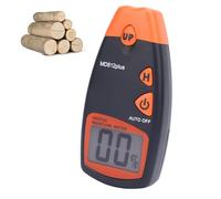 Fyearfly Testeur d'humidité du bois, testeur d'humidité du bois de 5 à 40 % en temps réel Lecture précise 4 types Détecteur d'humidité de bois de chauffage numérique