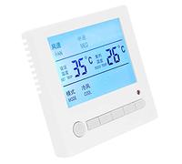 Fyearfly Thermostat intelligent LCD pour convecteur de ventilateur 5-35 °C CA 220 V