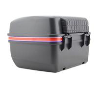 Fyearfly Topcase de moto 20 l en polypropylène étanche pour scooter et vélo électrique Noir