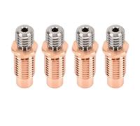 Fyearfly V6-HEx Lot de 4 brise-chaleur entièrement métalliques pour appareils d'impression 3D, tube de gorge en alliage de cuivre, mise à niveau à haute température pour éviter l'encrassement