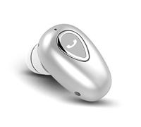 Fyearfly Yx01 Casque Bluetooth, Mini Écouteurs de Sport Intra-Auriculaires sans Fil, Casque Stéréo Invisible, Casque de Réduction du Bruit avec Microphone (Gris)