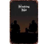 FYELVO Affiche humoristique en métal « breaking bad music » - Décoration murale d'extérieur - 20,3 x 30,5 cm