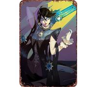 FYELVO bayonetta Game - Panneau en métal - Décoration murale pour salon, café - 30,5 x 20,3 cm