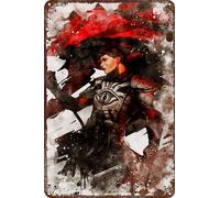 FYELVO Dragon Age Inquisition Poster Game Retro Funny Metal Sign Sign Tin Sign Tin Signs, Outdoor Home Wall Decoration 20,3 x 30,5 cm