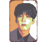 FYELVO Jeon Wonwoo SEVENTEEN - Plaque en métal vintage rétro pour garage, décoration de grotte d'homme, 20,3 x 30,5 cm