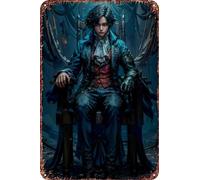 FYELVO Lies of P Game Tin Anime Poster Décor pour Salon Café Panneau décoratif pour mur 30,5 x 20,3 cm