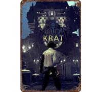 FYELVO Lies of P Poster Game Retro Funny Metal Sign Sign Tin Signs, Outdoor Home Wall Decoration 20,3 x 30,5 cm