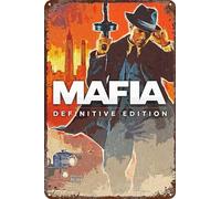 FYELVO Mafia Definitive Edition - Plaque en métal - Décoration murale pour salon, café - 30,5 x 20,3 cm