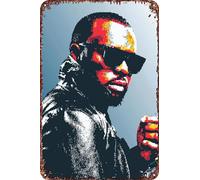 FYELVO Maitre Gims - Plaque vintage en métal - Décoration de garage - 20,3 x 30,5 cm