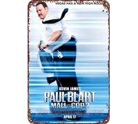 FYELVO Paul Blart : Mall Cop 2 - Affiche décorative en métal pour salon, café - 30,5 x 20,3 cm