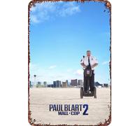 FYELVO Paul Blart : Mall Cop 2 - Affiche décorative en métal pour salon, café - 30,5 x 20,3 cm
