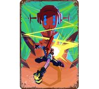 FYELVO Plaque en métal avec inscription « Bomb Rush Cyberfunk » - 20,3 x 30,5 cm
