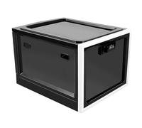 Fyeme Boîte de rangement verrouillable de 15 l - 29 x 23,6 x 19,3 cm - Avec serrure à combinaison - Portable - Empilable - Pour la maison, le bureau, l'école - Pour médicaments, collations, documents