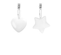 Fyeme Lot de 2 lampes de poche avec capteur - Pour sac à main - USB - 2 modes Smart Touch - Portable - LED - Cadeau pour la famille, les amis, la petite amie, la mère (cœur + étoile)