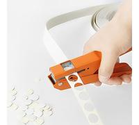 Fyeme Perforatrice à trou unique 5/16" 3/8" - Perforatrice portable pour bords perforés - Perforatrice pour papier décoratif - Avec échelle pour photos, cartes en papier, bureau, artisanat (8 mm,