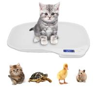 Fyeme Pèse-chien 15 kg avec écran LCD g/ml/oz/lb en silicone antidérapant pour chats et chiens en surpoids, petits animaux, gâteaux, cuisine, ingrédients de pâtisserie