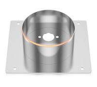 Fyeme Plaque de Montage pour Chauffage Diesel - 200 x 180 mm - Diamètre : 125 mm - - en Acier Inoxydable - pour E/berspacher W/ebasto