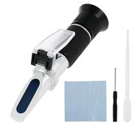 Fyeme Réfractomètre à alcool Brix 0-40 %, alcool 0-25 % Teneur en sucre Appareil de mesure numérique Facile à utiliser Mesure de la teneur en alcool Convient pour tester la teneur en sucre dans le