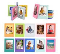 Fyfjur Cadres Photo Magnétiques, Mini Cadres Photo, 10 PCS ColorÉ Combinaison MagnÉTique 3 Pouces Modifiable Creative Mini Polaroid Bricolage Cadre Photo