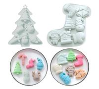 Fyfjur Moul de Noël, 2 pièces, moule à chocolat et silicone