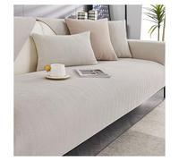 FYFWPA Housse de Canapé Douce en Chenille: Protection Antidérapante pour Canapé avec Motif Chien et Chat Style Vintage pour Canapés d'angle en U ou en L 1/2/3/4 Places(Beige,70 * 120cm)