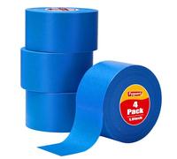 Fyguard 4 Rouleaux Ruban de Masquage, 50m x 48mm Ruban pour Peindre Bleu Masking Tape Universel pour Travaux de Peinture Rénovation Bricolage