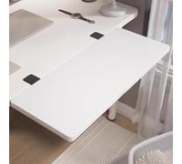 FYGZHMS Extension de Bureau Pliable en Bois avec Pinces en Acier Robuste, Support d'Avant-Bras Ergonomique pour Clavier, Tablette de Bureau sans Perçage pour Maison(White,70x20cm(28x8inch))