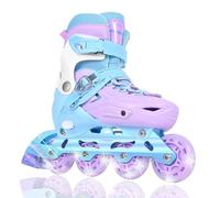 FYHART Patins à roulettes alignés réglables pour Enfants garçons Filles | Réglables en 4 tailles